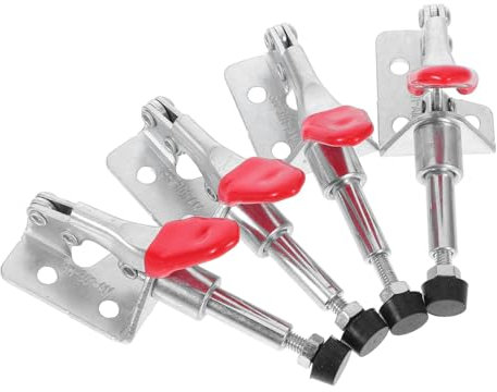 UKCOCO 4 Pièces Sauterelle horizontale collier de serrage inox pinces à souder pinces de table de soudage sauterelles pinces à bois pour le travail du bois le fer