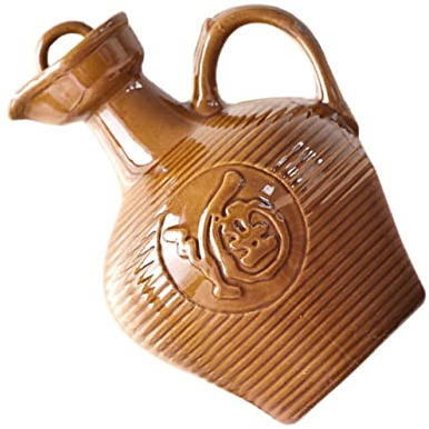 Alipis Pot à Vin Céramique Vintage Poignée Capacité 1 Jin Bouilloire à Vin Domestique Portable En Céramique Usage Maison Et Bureau