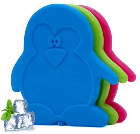 Kezidhp 3 Pièces Bloc Glace Réutilisables pour Sac Isotherme et Glacière - Accumulateur de Froid Durable, Conservation Aliments & Boissons en Voyage, Camping, Pique-Nique