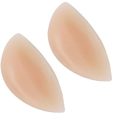 Inserti in silicone per reggiseno, push-up, rinforzatori del seno da donna, rimovibili in gel push-up, inserti per reggiseno per migliorare il busto, per costume da bagno, bikini, comodi e lavabili