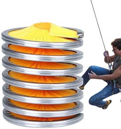 Cepillo de limpieza de cuerda de cuerda, cepillo de limpieza de cuerdas, herramienta de mantenimiento para cuerdas de cueva, cepillo de limpieza de cuerdas, cepillo de limpieza de escalada