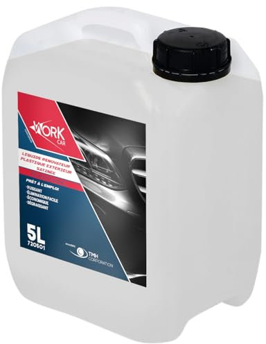 Workcar Gel rinnovatore pneumatici e plastiche esterne auto 5 l – Detergente pneumatici e plastiche esterne auto e moto
