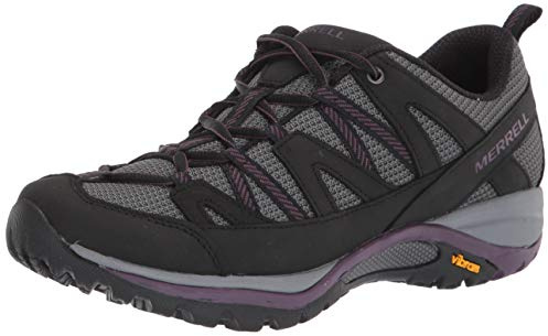 Merrell Women's Siren Sport 3 GTX Waterproof Walking Shoe, Black/Blackberry, 6