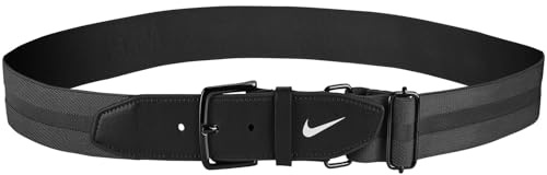 Nike Unisex-Erwachsene Baseballgürtel 3.0, Schwarz/Weiß, Einheitsgröße