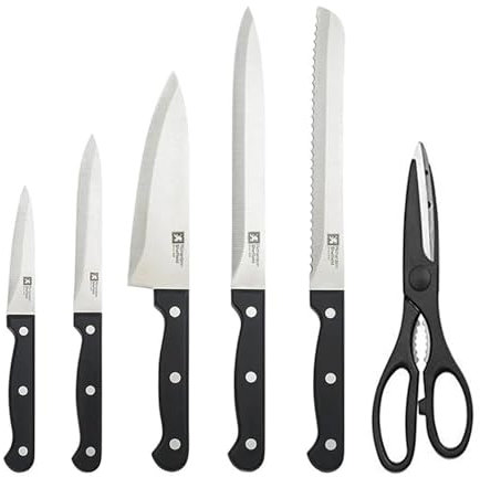 Richardson Sheffield 5 Piece MOV Stainless Steel Kitchen Knife Set with Scissors