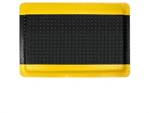 Strapazierfähige Bodenmatte mit Diamantschwamm, industrielle Anti-Ermüdung, ergonomische Arbeitsplatzmatte für Stehpult, bequeme gepolsterte Matte für Büro oder Küche, rutschfeste Anti-Ermüdungsmatte