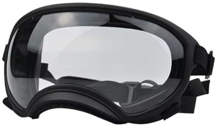 Giwnhvx Farbwechselnde Haustierbrille, Hundebrille, Hundesonnenbrille in Größe M, Schneebrille, UV-Hundesonnenbrille