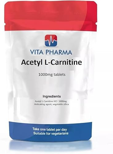 VITA PHARMA Acetyl L-Carnitine 1000mg 120 Tablets