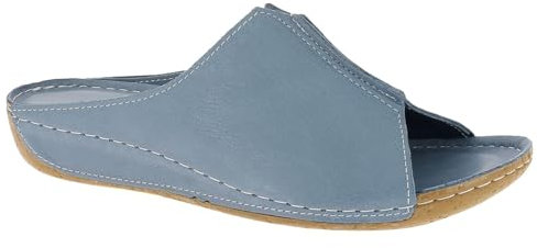 Andrea Conti 0027423, Damen Pantoletten, Blau (Jeans 274), 39 EU