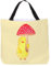 Mr. & Mrs. Panda Shopper Küken Fliegenpilz - Ostergeschenke, Osterdeko, Geschenk, Tasche, Osterdeko, Tragebeutel, Glückspilz, Einkaufsbeutel, Ostern,