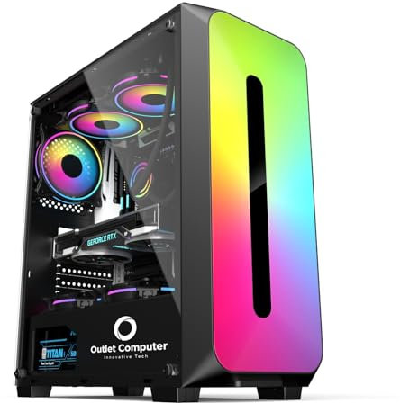 PC Gaming Computer Fisso Desktop i7 - GeForce GT 1030 4GB GDDR5 - Windows 11 PRO - WiFi USB - HDMI e VGA - Wireless - Ufficio Internet Scuola (RAM 16 GB, SSD 1 TB)