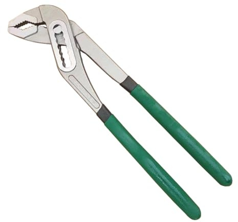 Alicates para llaves de tubo, pinzas para bomba de agua | Alicates para lengua y ranura ajustable de 8/10/12 pulgadas, pinza de bloqueo para mangueras de agua de liberación rápida, llave con diseño de