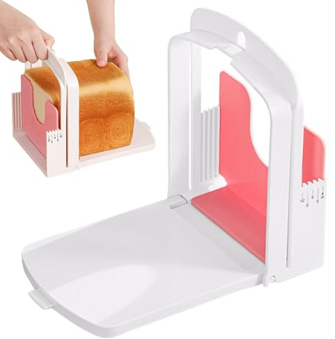 Affettatrice per pasta madre - Comoda guida per tagliare il pane sottile | Affettatrice per pane manuale | Taglierina per pane, affettatrice per pane, affettatrice per pane a lievitazione naturale per