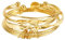 5pcs Gold Bracelet Set for Women, Bangle Cuff Bracelet Trendy Knot Bangle Bracelet Stackable Gold Bangle for Women Jewelry Gifts