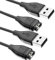 Lot de 2 chargeurs de câble compatibles avec Garmin Vivoactive 5 Vivoactive 3 Vivoactive 4 4S, Garmin Câble de charge USB Chargeur pour Garmin Vivoactive 5/4/4S/3, Approach S10 S40 S60 X10, 1 m