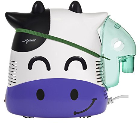 Promedix PR-810 - Nebulizador compresor de aire, Vaquita sonriente para niños