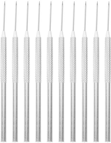 10 Pcs Clay Needle Tools, Stainless Steel Ceramic Detail Tools, Clay Modeling Sculpture Pro Needle for Polymer Clay Pottery Sculpting Tool