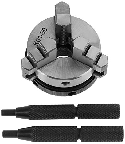 DEARBORN Mandrino per Tornio K01 50 Mandrino per Tornio Autocentrante Mini Mandrino per Tornio un 3 Griffe