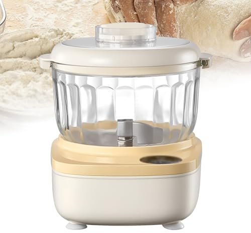 Mélangeur de pâte électrique 2L, machine de fermentation de pâte à pétrir multifonction, petite machine de cuisson et de pétrissage entièrement automatique, machine de pétrissage rapide de 20 minutes