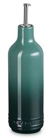 Le Creuest Pottery Signature Oil Cruet, 20 oz., Artichaut