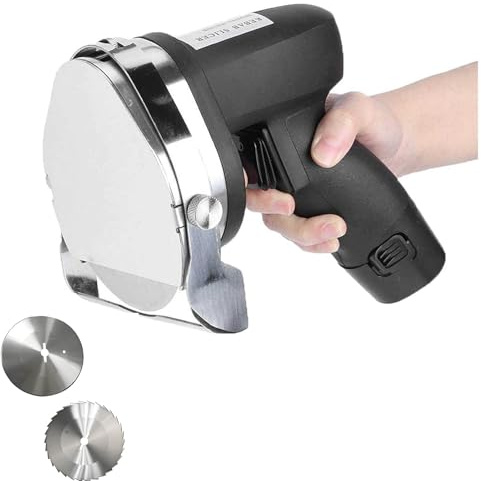 Coltello Elettrico Per Affettare Kebab Senza Fili, Coltello Elettrico Per Intaglio, Con 2 Lame, Spessore Regolabile, Taglierina In Acciaio Inox, Kebab, Perfetto Per Barbecue(Flat model)