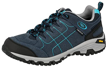 Brütting Mount Shasta Low Damen Trekking- & Wanderhalbschuhe, Marine/ Türkis, 39 EU