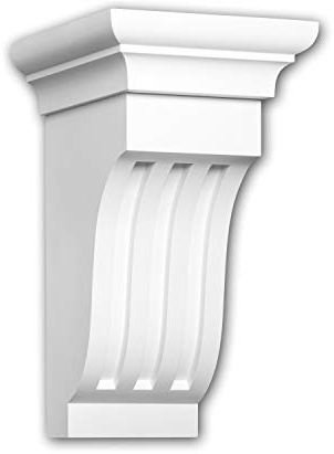 Profhome Konsol 119013 17,0 cm x 30,5 cm x 18,6 cm Polyuretan hårdskum grundmålade