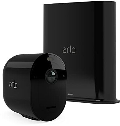 Arlo Smart Hub and Pro3 Smart Home Security Camera CCTV Add on bundle, black