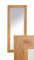 BD ART Specchio decorativo da parete, 120 x 50 cm, ambra e rovere