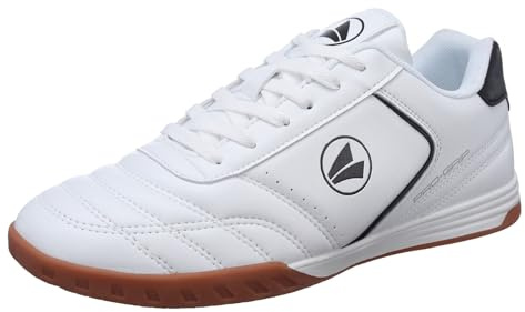 JAKO Unisex J-Yard Pro hallsneakers, vit/jet svart, 45 EU, Vit jet svart, 45 EU
