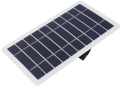 Dilwe Panel Solar Portátil, 5W, Cargador USB con Células Monocristalinas, para Dispositivos Móviles y Camping