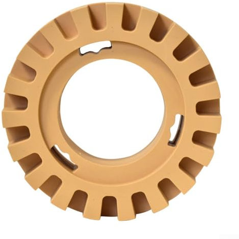 Gelber Gummi-Rad-Aufkleber-Entferner, 10,2 cm Größe, sicher für Autolack, 1 Stück