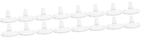 GLEAVI 16pcs Crystal Ball Holders Fish Tank Decoration Stand Sphere Display for Aquarium and Fountain