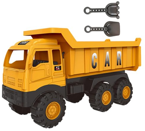 Whyzsjnclg Giocattoli da costruzione, Camion con sabbiera, Veicoli da costruzione giocattolo in plastica, Giocattolo da spiaggia con sabbia all'aperto ragazzi Bambini piccoli 3 4 5 6 7 8 anni
