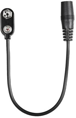 Brrnoo Cavo di Alimentazione per Pedale per Chitarra, Alimentatore per Pedale Ricaricabile con Tre Cavi da 20 Cm Raggruppati in un Unico Pacchetto Cavo Convertitore in Plastica e Metallo per per (1