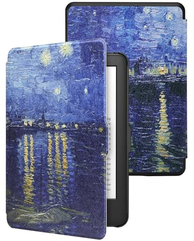 WALNEW Case for 6 Kindle Paperwhite 2012-2017, Auto Sleep/Wake, PU Leather | Smart Protective Cover Fits Model No. EY21 & DP75SDI (5th/6th/7th Gen 2012-2017), Does Not Fit Paperwhite 10th & 11th Gen