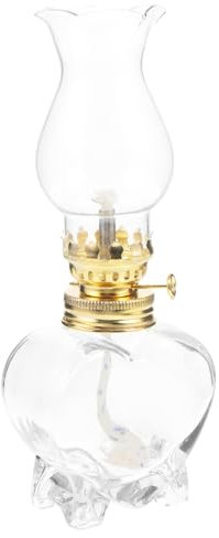 Warmhm Retro Glas Petroleumlampe Vintage Öllampe Für Innenbereich Dekorative Tischlampe Wohnzimmer Schlafzimmer