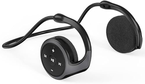 XUJAIOLQP Casque de sport Bluetooth 5.0 supra-auriculaire, prend en charge la carte TF et la radio FM, CVC8.0 antibruit, 12 heures de lecture pour la course à pied, le vélo, la salle de sport