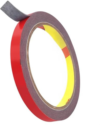Cinta Doble Cara Extrafuerte 3 m x 10mm, Cinta Adhesiva Doble Cara Extrafuerte, Cinta de Doble Cara Extrafuerte, Cinta Doble Cara Más Fuerte Para Montaje de AutomóViles y Motocicletas, Oficina y Hogar