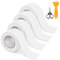 BELICOO Bath Sealant Strip, 4 Rolls Waterproof Sealing Tape, Self Adhesive Caulk Strip, Simple Seal Tape for Bathroom, Toilet, Bathtub, Sink, Wall Corner, Kitchen with Sealing Tool (126in, White)