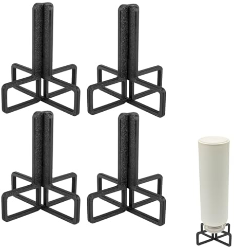 YANJIY 4 Pezzi Scolabottiglie per Borracce, Scola Bottiglie Da Lavandino, Scola Borracce, Universale Scolabiberon, per Bottiglie, Tazze e Biberon Con Diametro Del Collo Superiore a 2,5 cm