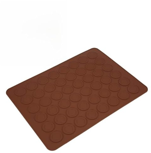 Acouto Alfombrillas de Silicona para Macarrones, Moldes Antiadherentes para Hornear para Macarrones y Galletas, Aptos para Horno hasta 446F, Perfectos para Panaderos y Pastelerías Caseras