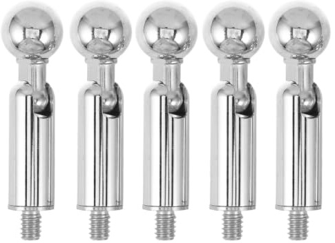 COMPUKAS 5 St Metall Mikrofonskarmled med Roterande Kulled Svängbar Adapter för Mikrofonstativ och Inspelningsarm Kompatibel med Gänga för Studio och Hemmabruk