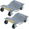 KATSU Tools 2 Stück Rad Rangierheber 1,5 Ton Tragkraft, Mobile Reifenplattform 40x30cm und feststellbare Wagenheber Rangierbrett Autowerk Rangierhilfe Auto PKW Rangierroller