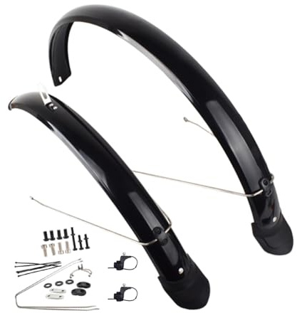 Baoblaze Kit de Garde-Boue pour Vélo, Accessoires de Protection des Roues, 26 Pouces Brillant
