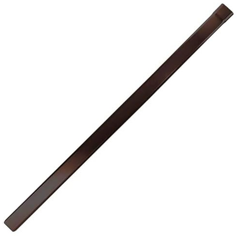 Renoplast® RK65 Aluminium Fallrohr, 50cm 45x45mm Braun Rechteckig, Dachrinnen Regenrinne Dachentwässerung Blechkantprofile, Gartenhaus Carport Terrasse Balkon-Steckrinne, Rinne für Dach