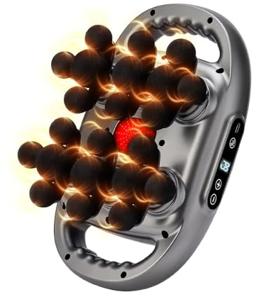 22-Kopf Massagepistole，Massagepistole für Muskelmassage，mit 9 Massagemodi und 9 Einstellbaren Geschwindigkeiten， für Rücken, Schultern, Beine, Fuß, Körpermuskelschmerzen