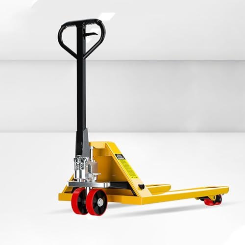 5-Tonnen Schwerlast-Hubwagen, Kleiner Transportwagen mit Verstärktem Stahlrahmen, Leise PU-Räder, Geeignet für Lager und Andere Einsatzbereiche(47.2x21.7 in/120x55 cm)