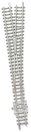 MagiDeal Modelo de Tren, Carril de desvío, Escala N, Calibre 0,9 cm, 19 cm x 1,65 cm, Aspecto Realista, Resistente, Escala 1/160, Cambiar a La Derecha