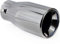 Auspuffblende Endrohr Endstück Auspuffendrohr Edelstahl Rund 102 mm für Auspuffrohr 51-60 mm UNIVERSAL DARK CHROM MT 018BC